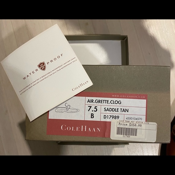 Cole Haan Air Grette Clog 7.5 - Picture 4 of 4